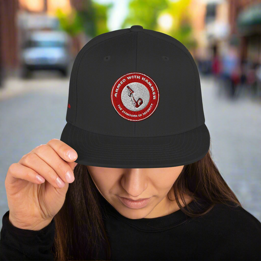 Armed with Hammer Snapback Hat